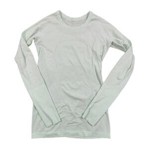 Lululemon Swiftly Tech Long Sleeve Shirt 2.0 Women's 6 Sea Mist Stretch Active